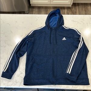 Adidas Full Zip Hoodie Sweatshirt